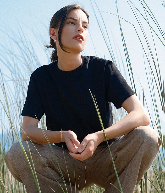 Frame T-Shirt - deep-black