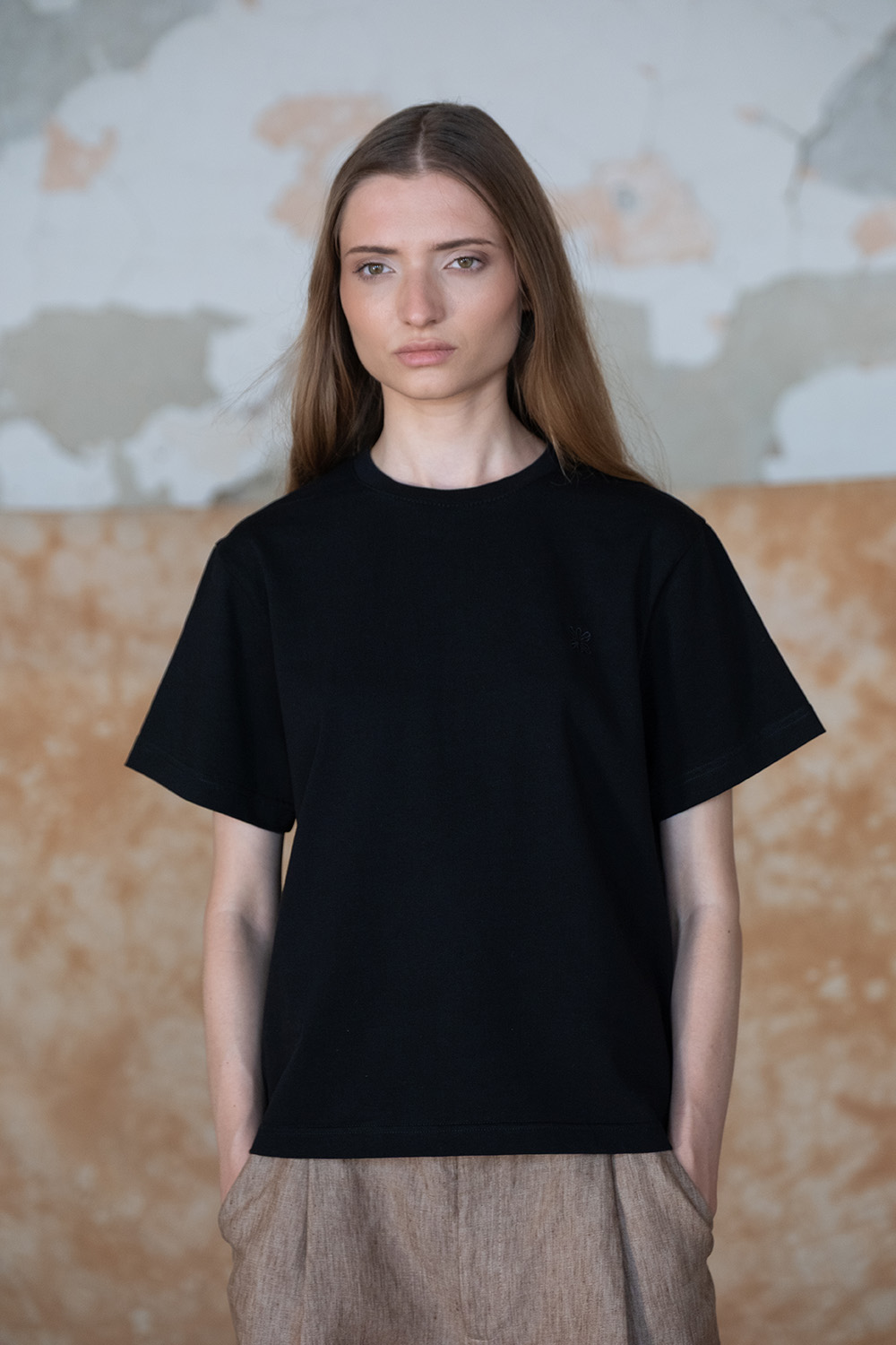 Frame T-Shirt - deep-black