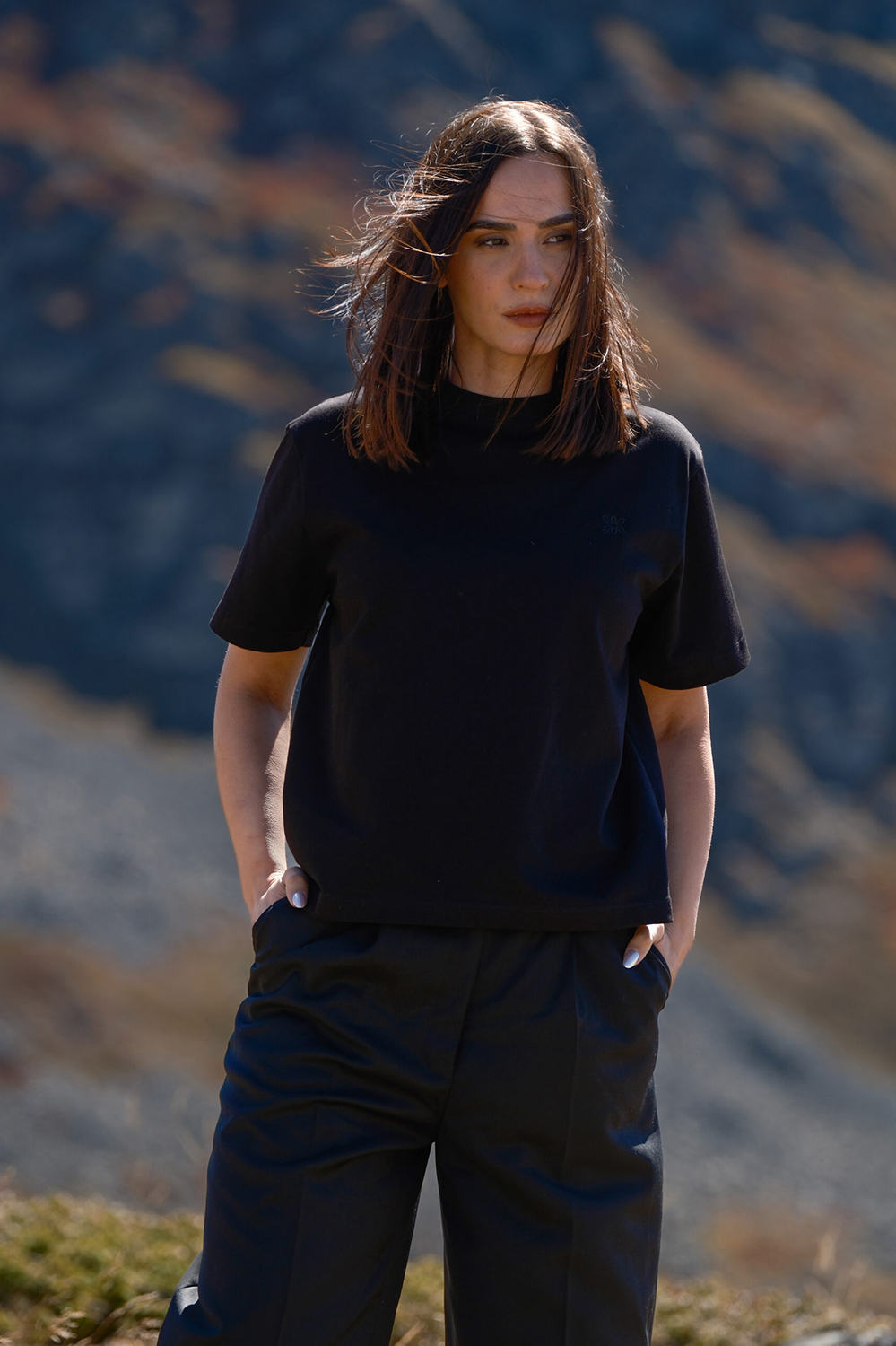 Frame T-Shirt - deep-black